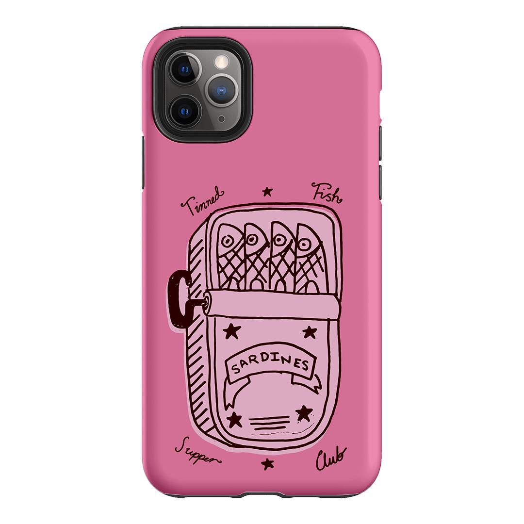 Sardine Social Pink Printed Phone Cases iPhone 11 Pro Max / Armoured by The Dairy - The Dairy