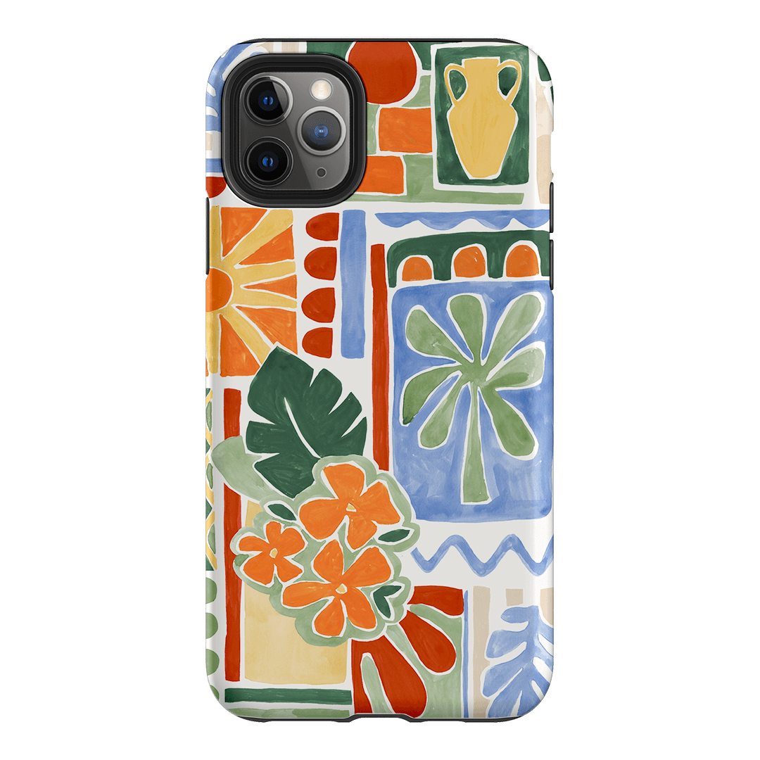 Tropicana Tile Printed Phone Cases iPhone 11 Pro Max / Armoured by Charlie Taylor - The Dairy