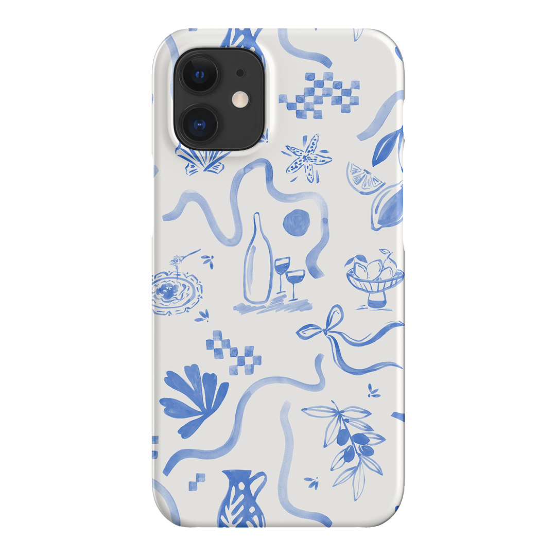 Mediterranean Wave Printed Phone Cases iPhone 12 / Snap by Charlie Taylor - The Dairy
