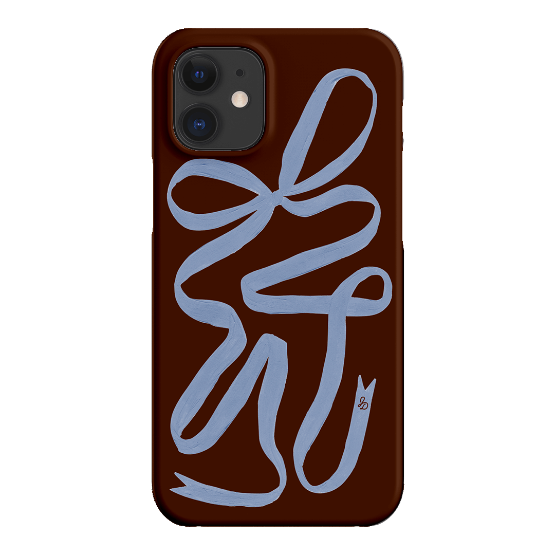 Mocha Ribbon Printed Phone Cases iPhone 12 / Snap by Jasmine Dowling - The Dairy