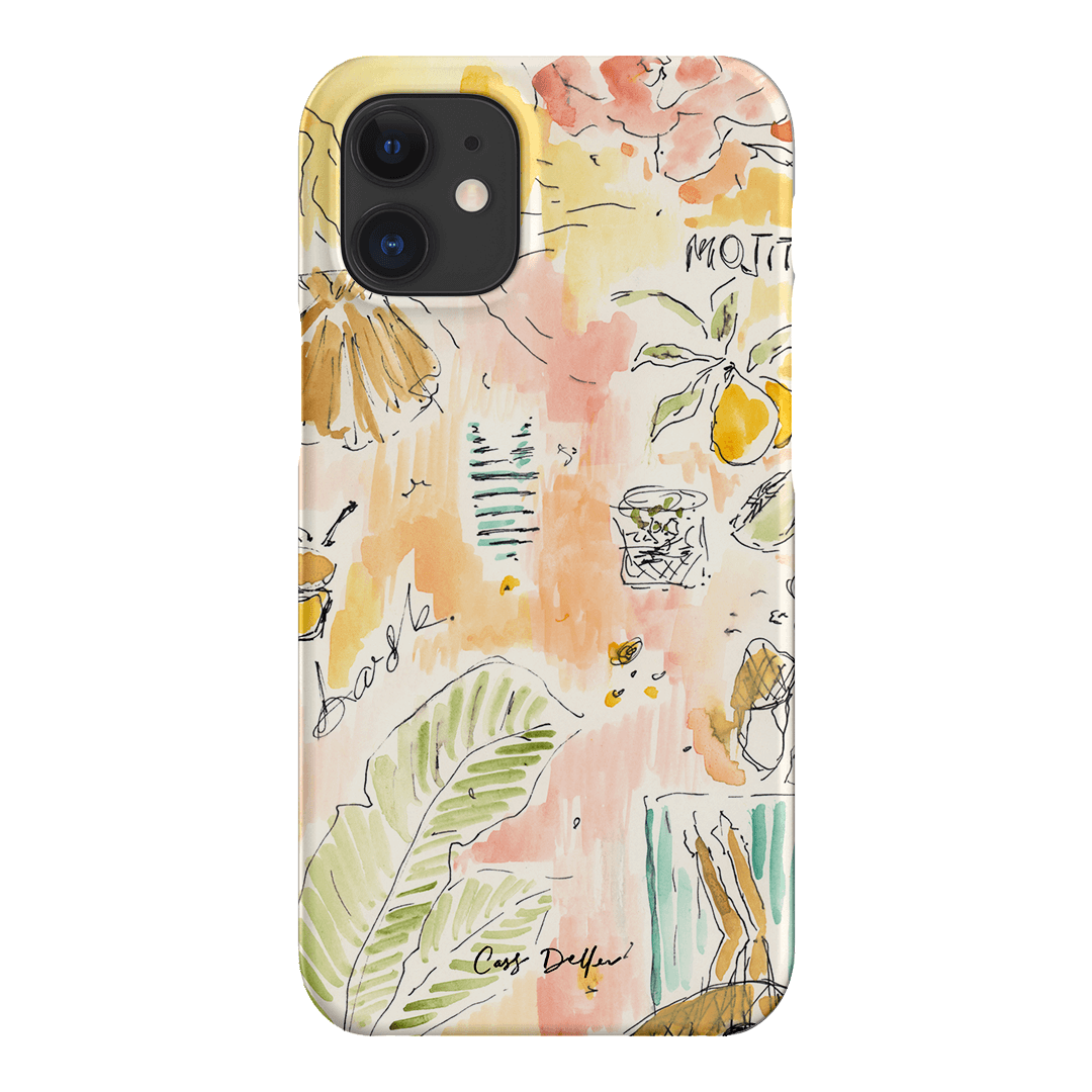 Mojito Printed Phone Cases iPhone 12 / Snap by Cass Deller - The Dairy