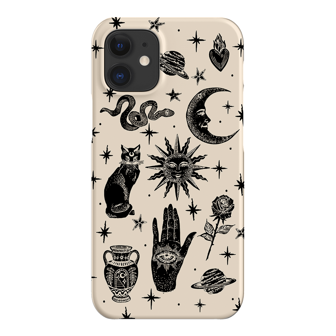 Astro Flash Beige Printed Phone Cases iPhone 12 Mini / Snap by Veronica Tucker - The Dairy