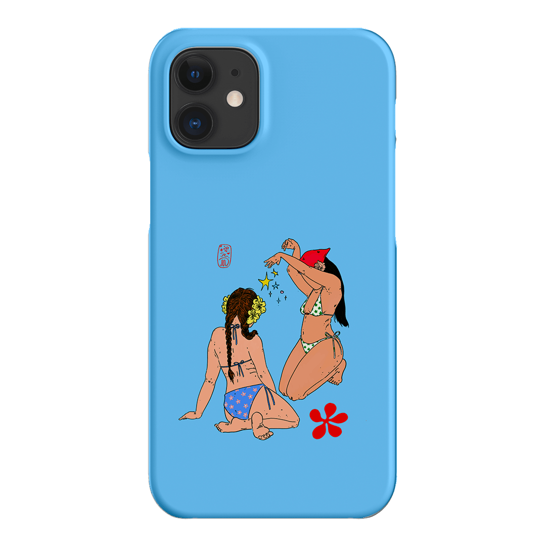 Babe Magic Blue Printed Phone Cases iPhone 12 Mini / Snap by Easty Beasty - The Dairy