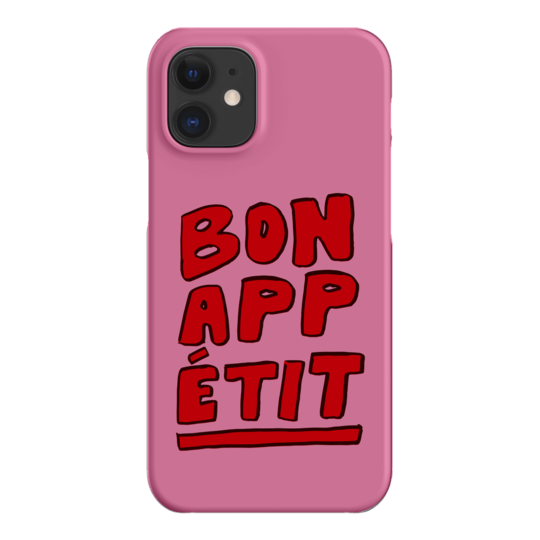 Bon Appetit Red Printed Phone Cases iPhone 12 Mini / Snap by The Dairy - The Dairy