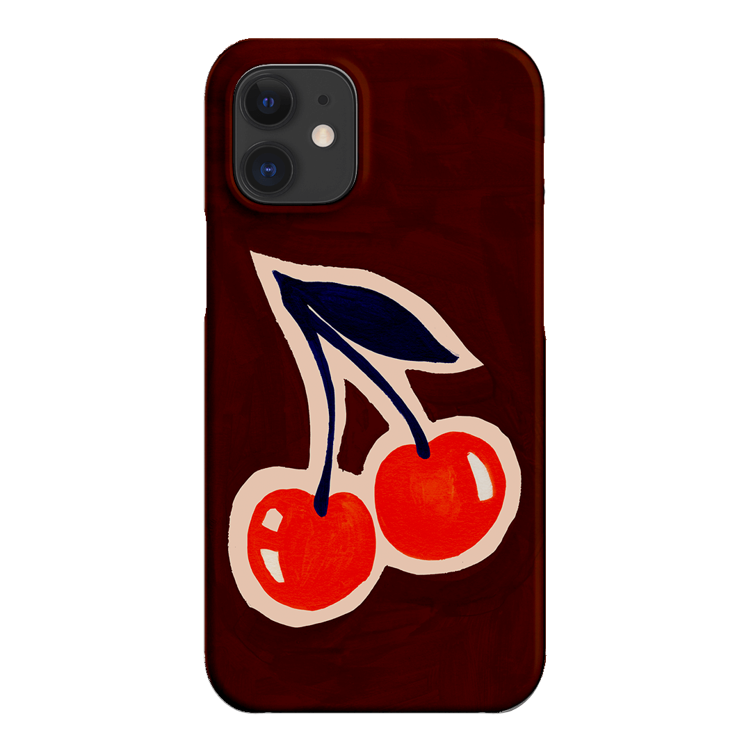 Cherries Printed Phone Cases iPhone 12 Mini / Snap by Studio Bon - The Dairy