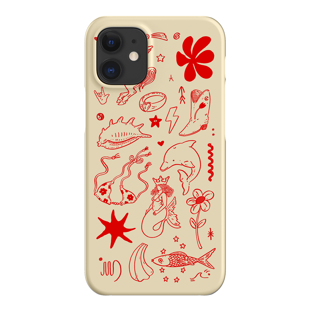 Spiced Cowboy Cream Printed Phone Cases iPhone 12 Mini / Snap by Easty Beasty - The Dairy