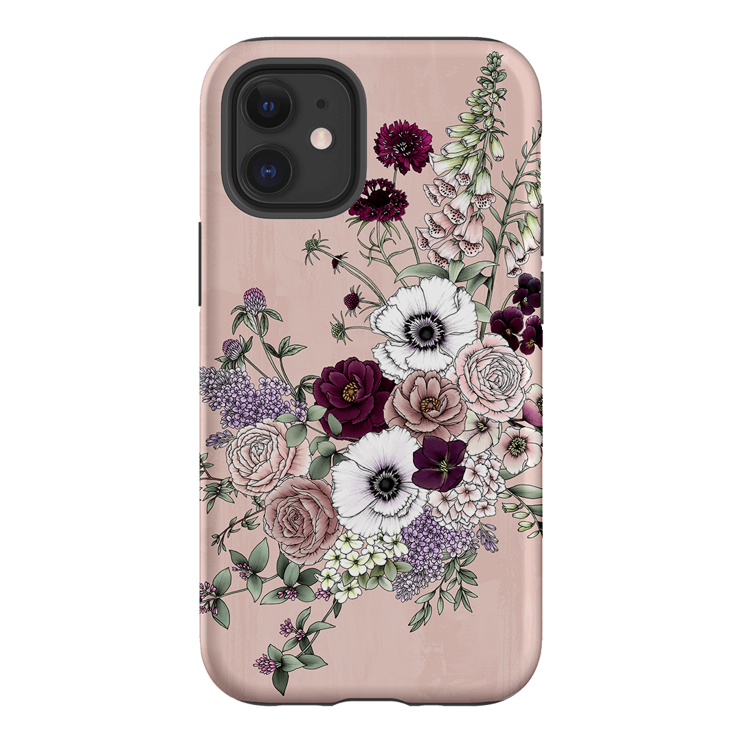 Blush Wildflowers Printed Phone Cases iPhone 12 Mini / Armoured by Typoflora - The Dairy