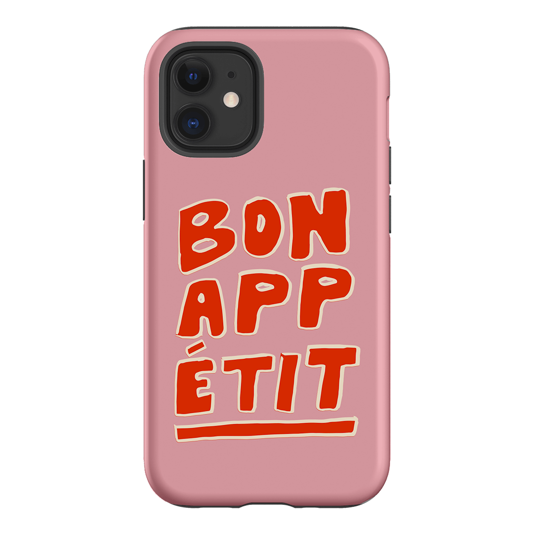 Bon Appetit Pink Printed Phone Cases iPhone 12 Mini / Armoured by The Dairy - The Dairy