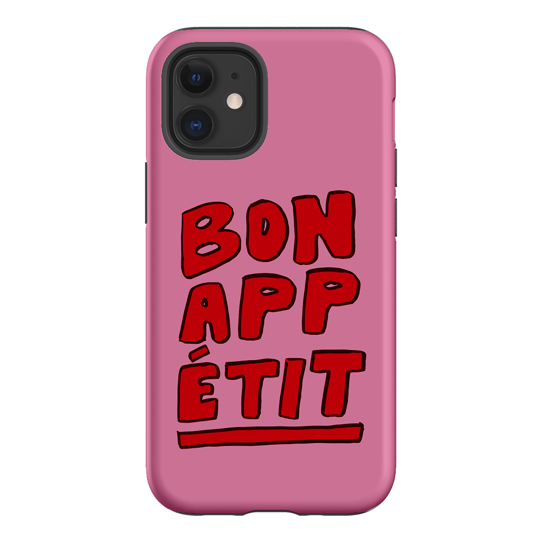 Bon Appetit Red Printed Phone Cases iPhone 12 Mini / Armoured by The Dairy - The Dairy