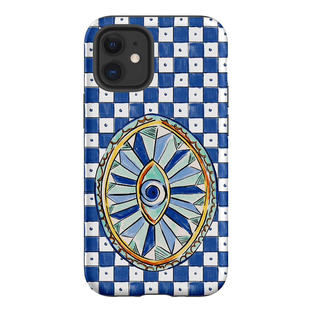 Evil Eye Printed Phone Cases iPhone 12 Mini / Armoured by Fenton & Fenton - The Dairy