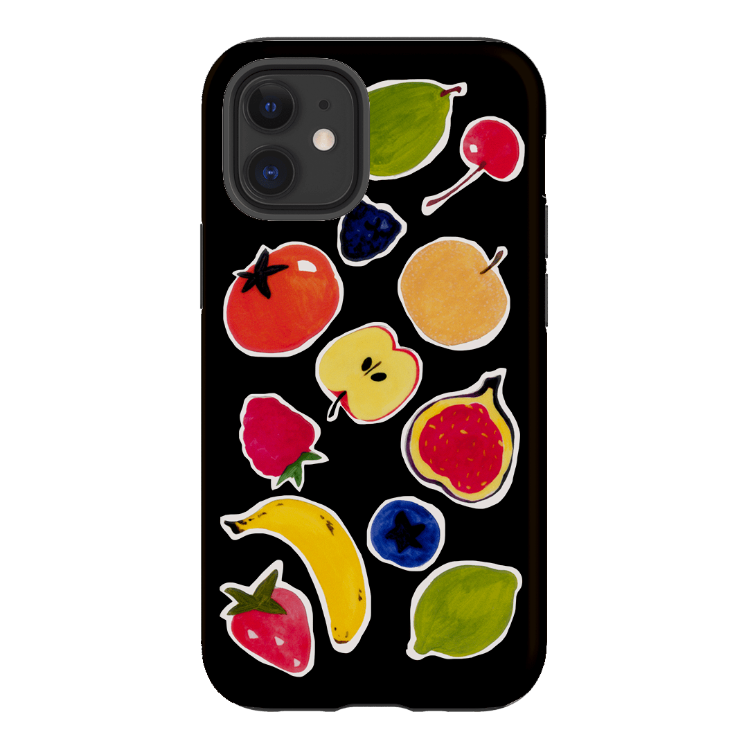 Fruit Stickers Printed Phone Cases iPhone 12 Mini / Armoured by Studio Bon - The Dairy