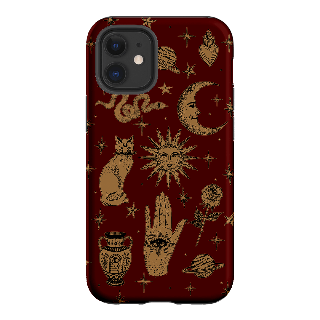 Astro Flash Red Printed Phone Cases iPhone 12 Mini / Armoured by Veronica Tucker - The Dairy