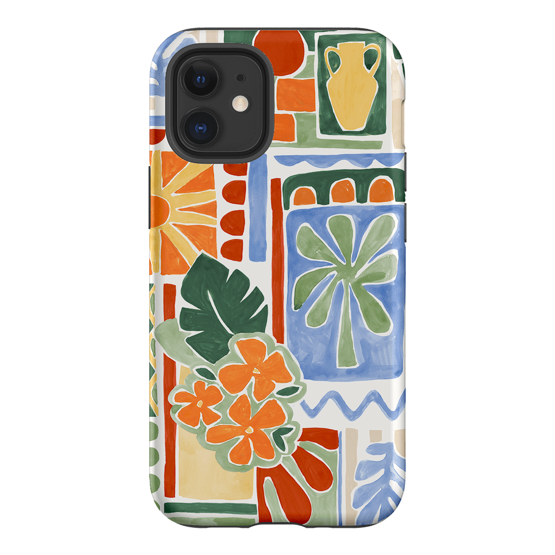 Tropicana Tile Printed Phone Cases iPhone 12 Mini / Armoured by Charlie Taylor - The Dairy