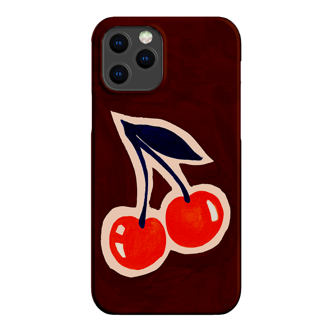 Cherries Printed Phone Cases iPhone 12 Pro / Snap by Studio Bon - The Dairy