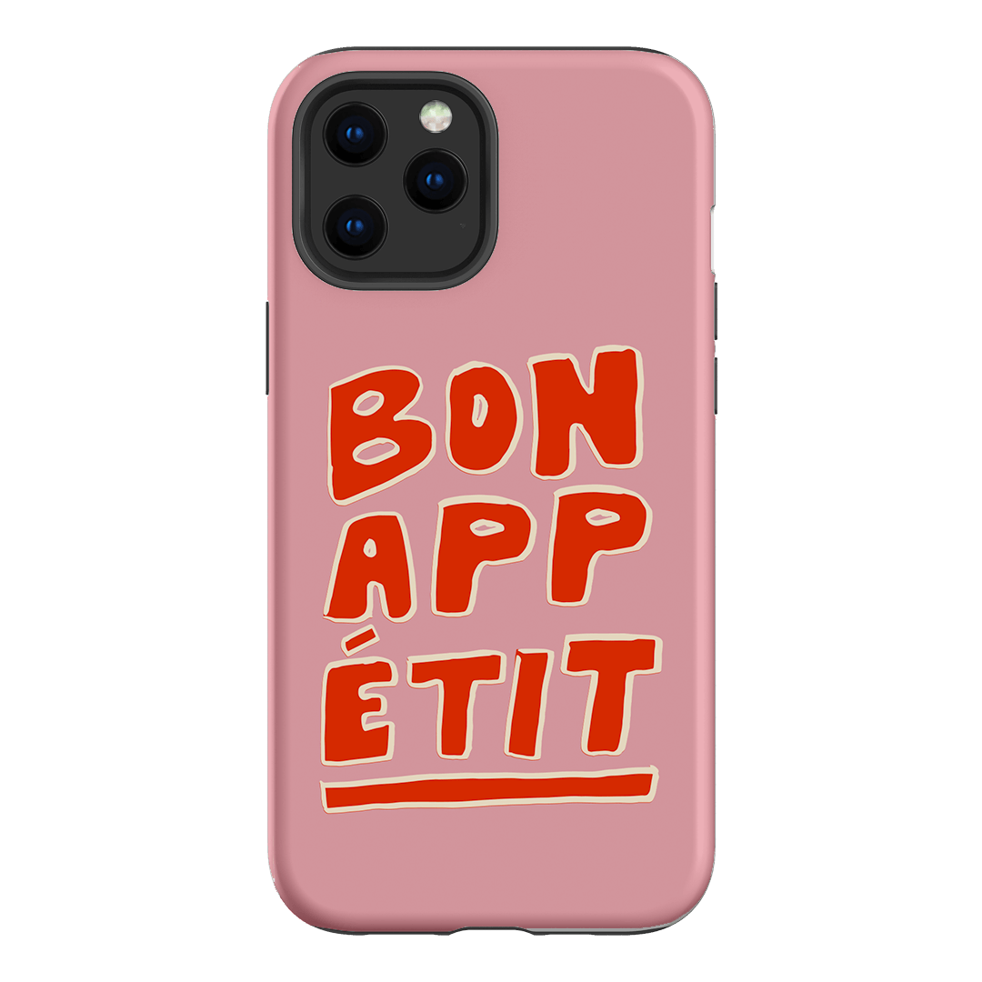 Bon Appetit Pink Printed Phone Cases iPhone 12 Pro / Armoured by The Dairy - The Dairy