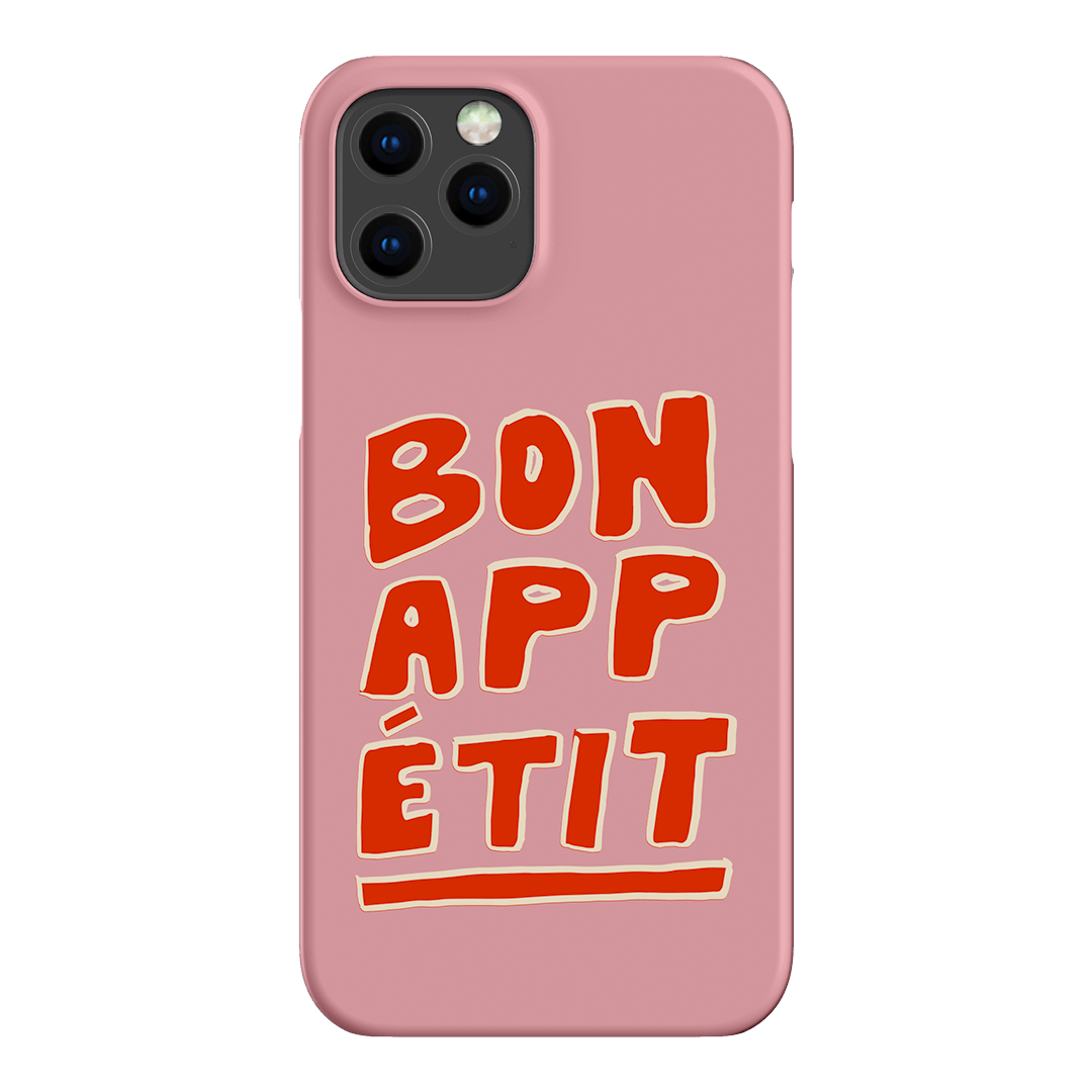 Bon Appetit Pink Printed Phone Cases iPhone 12 Pro Max / Snap by The Dairy - The Dairy