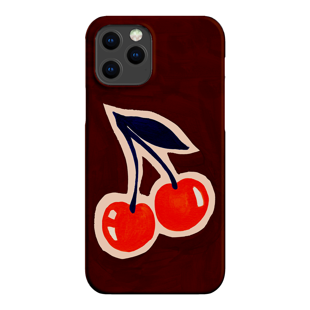 Cherries Printed Phone Cases iPhone 12 Pro Max / Snap by Studio Bon - The Dairy