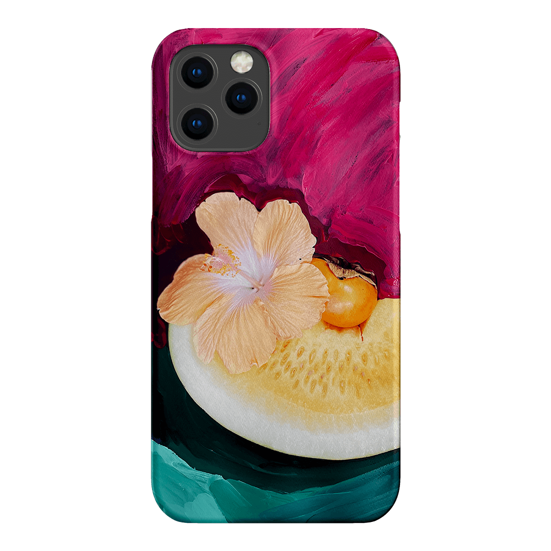 Hibiscus Melon Printed Phone Cases iPhone 12 Pro Max / Snap by Nicole Nelius - The Dairy