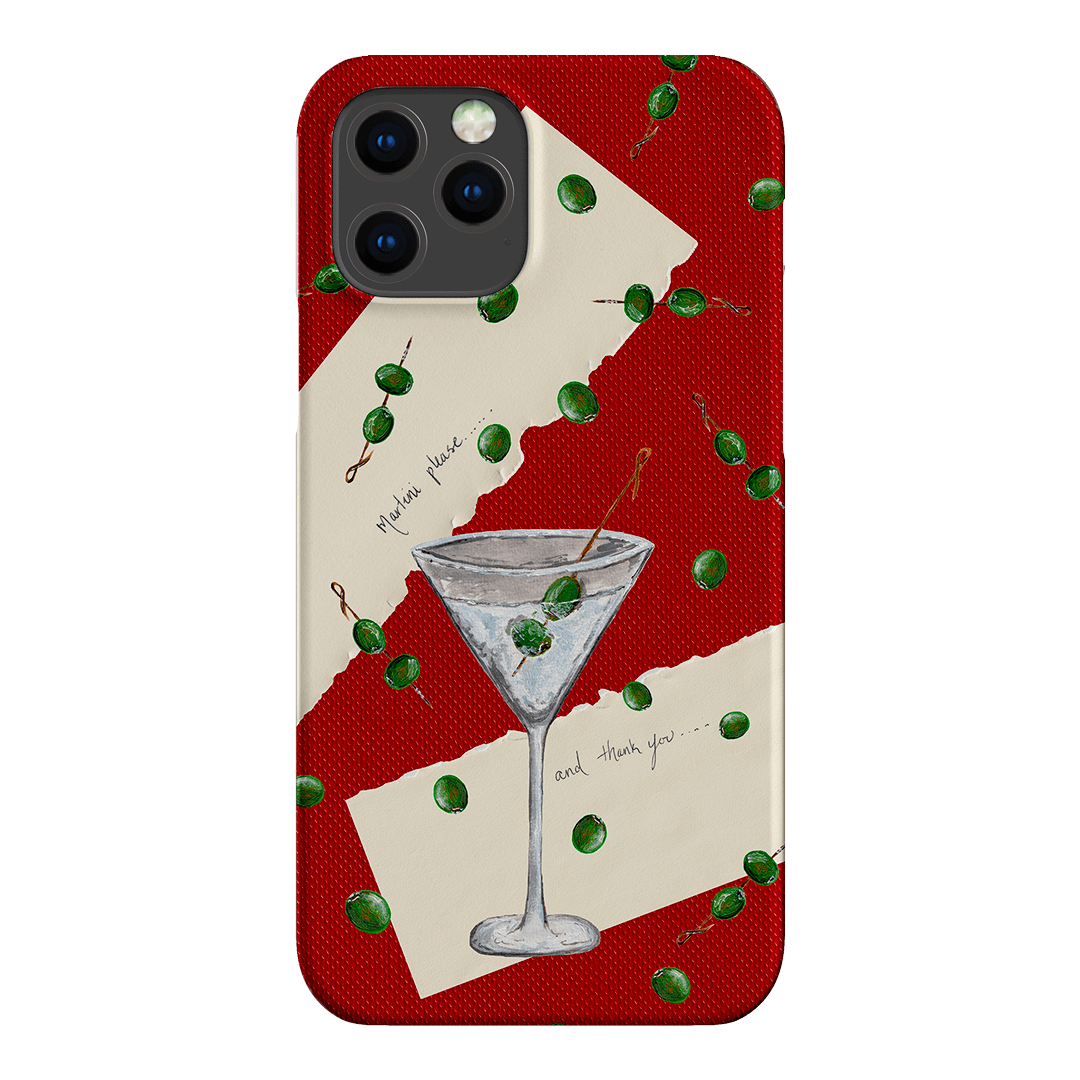 Martini Please Printed Phone Cases iPhone 12 Pro Max / Snap by BG. Studio - The Dairy