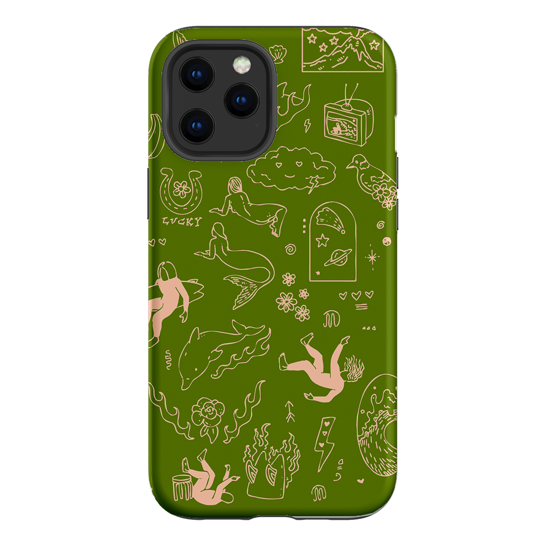 Easty Flash Green Printed Phone Cases iPhone 12 Pro Max / Armoured by Easty Beasty - The Dairy