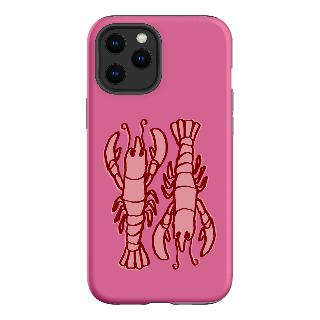 Lobster Love Pink Printed Phone Cases iPhone 12 Pro Max / Armoured by The Dairy - The Dairy