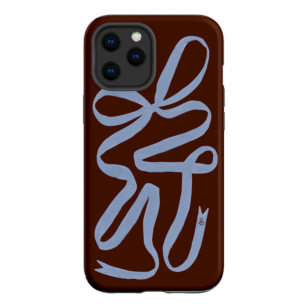Mocha Ribbon Printed Phone Cases iPhone 12 Pro Max / Armoured by Jasmine Dowling - The Dairy