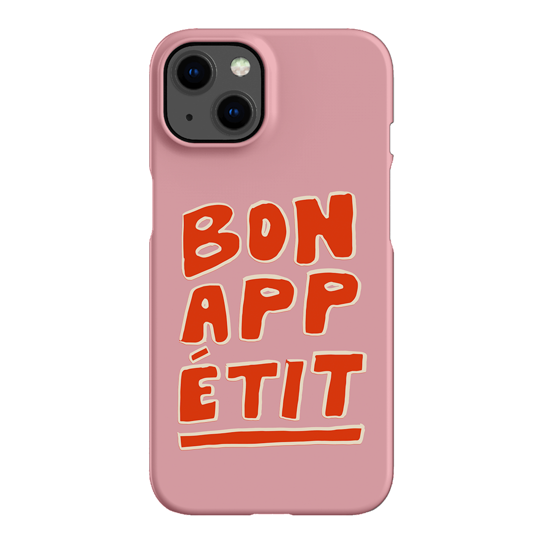 Bon Appetit Pink Printed Phone Cases iPhone 13 / Snap by The Dairy - The Dairy