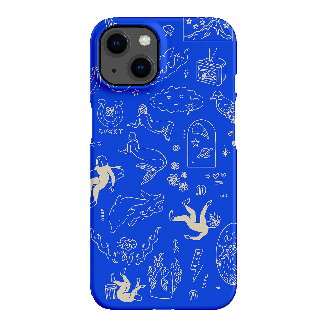 Easty Flash Blue Printed Phone Cases iPhone 13 / Snap by Easty Beasty - The Dairy