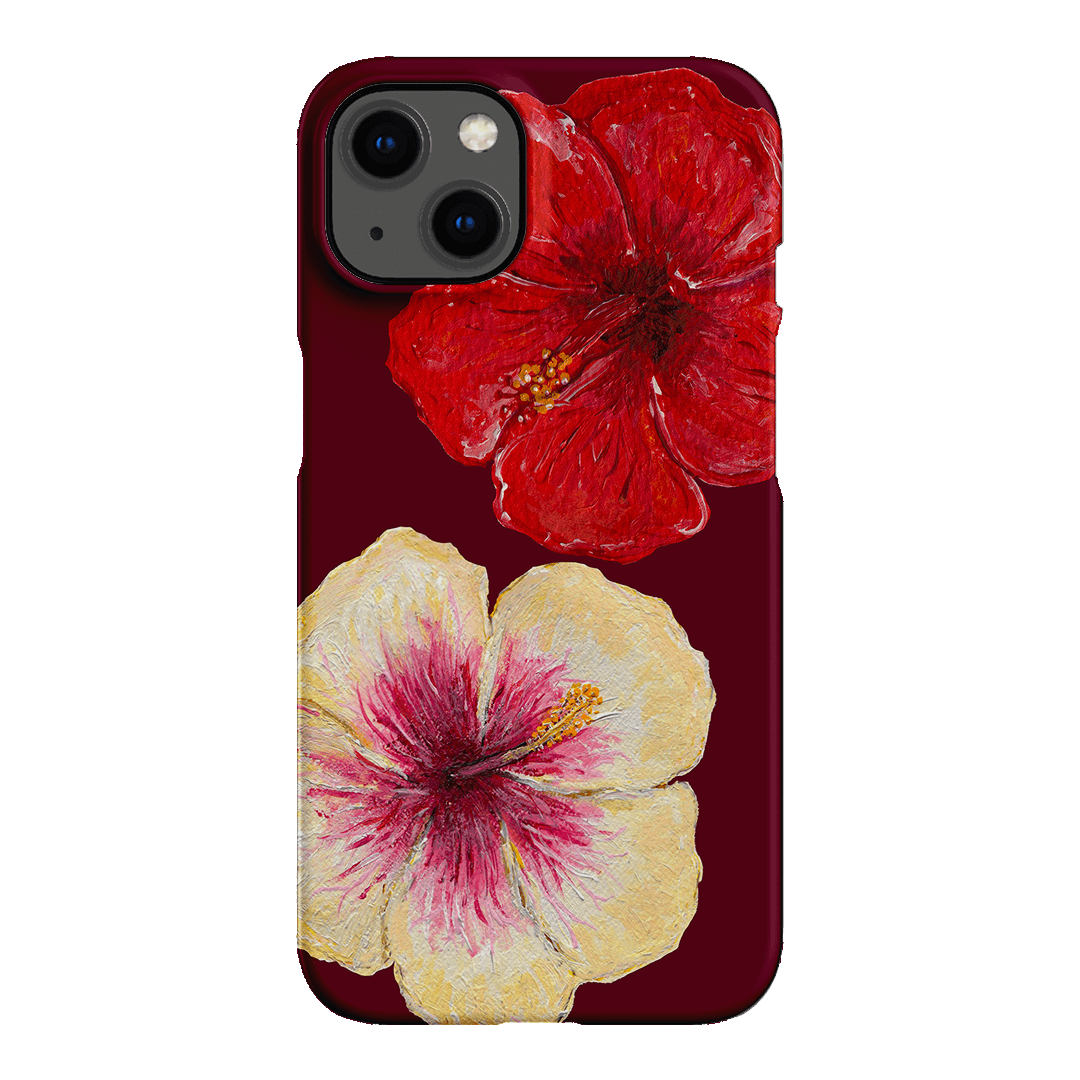 Hibiscus Flower Printed Phone Cases iPhone 13 / Snap by BG. Studio - The Dairy