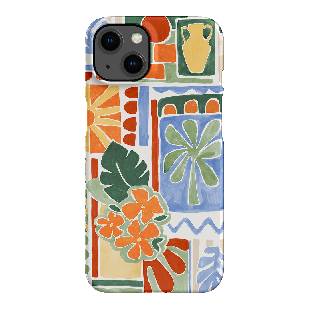 Tropicana Tile Printed Phone Cases iPhone 13 / Snap by Charlie Taylor - The Dairy