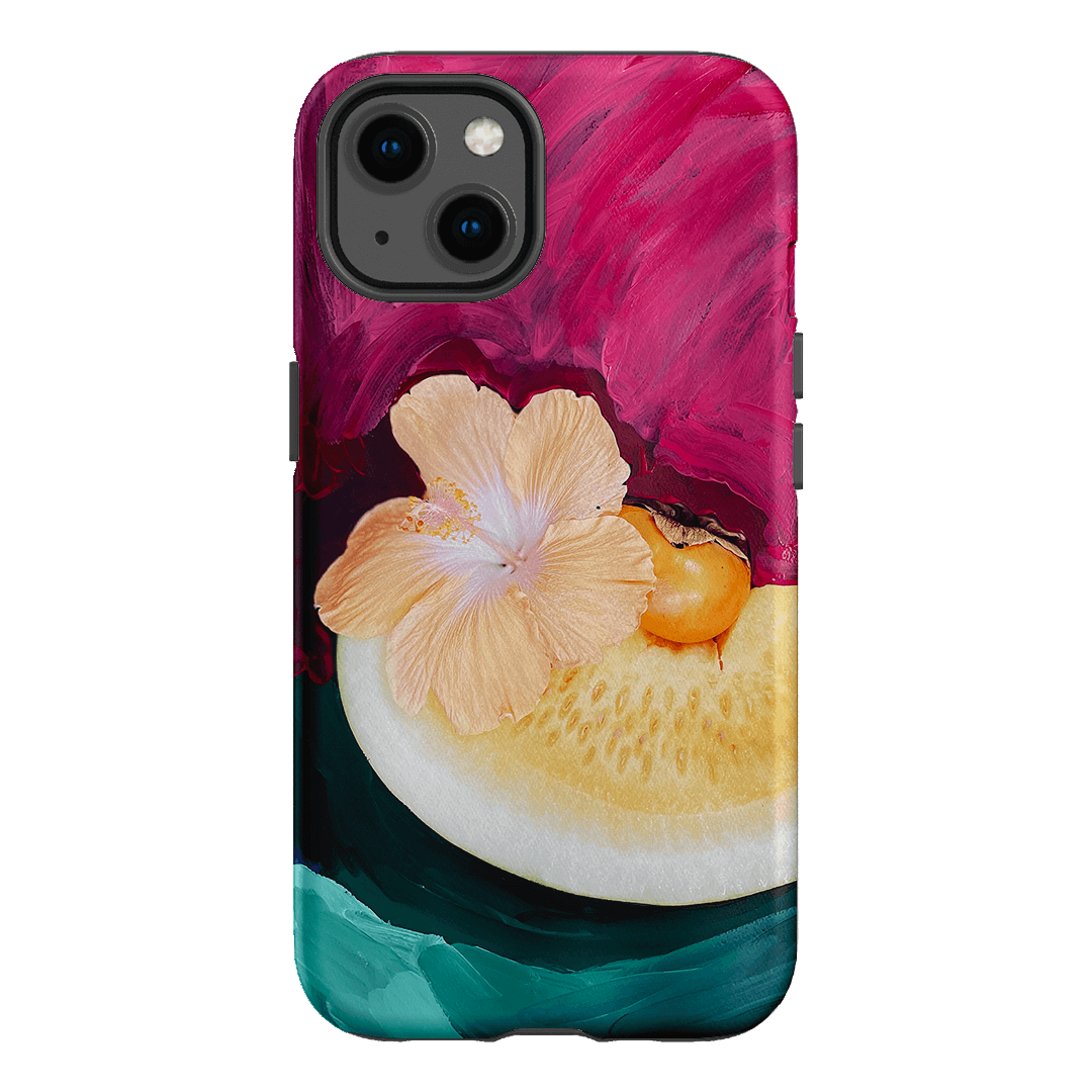 Hibiscus Melon Printed Phone Cases iPhone 13 / Armoured by Nicole Nelius - The Dairy