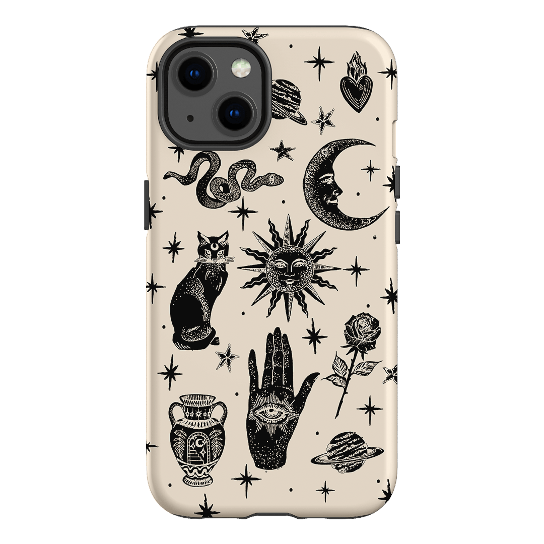 Astro Flash Beige Printed Phone Cases iPhone 13 / Armoured by Veronica Tucker - The Dairy