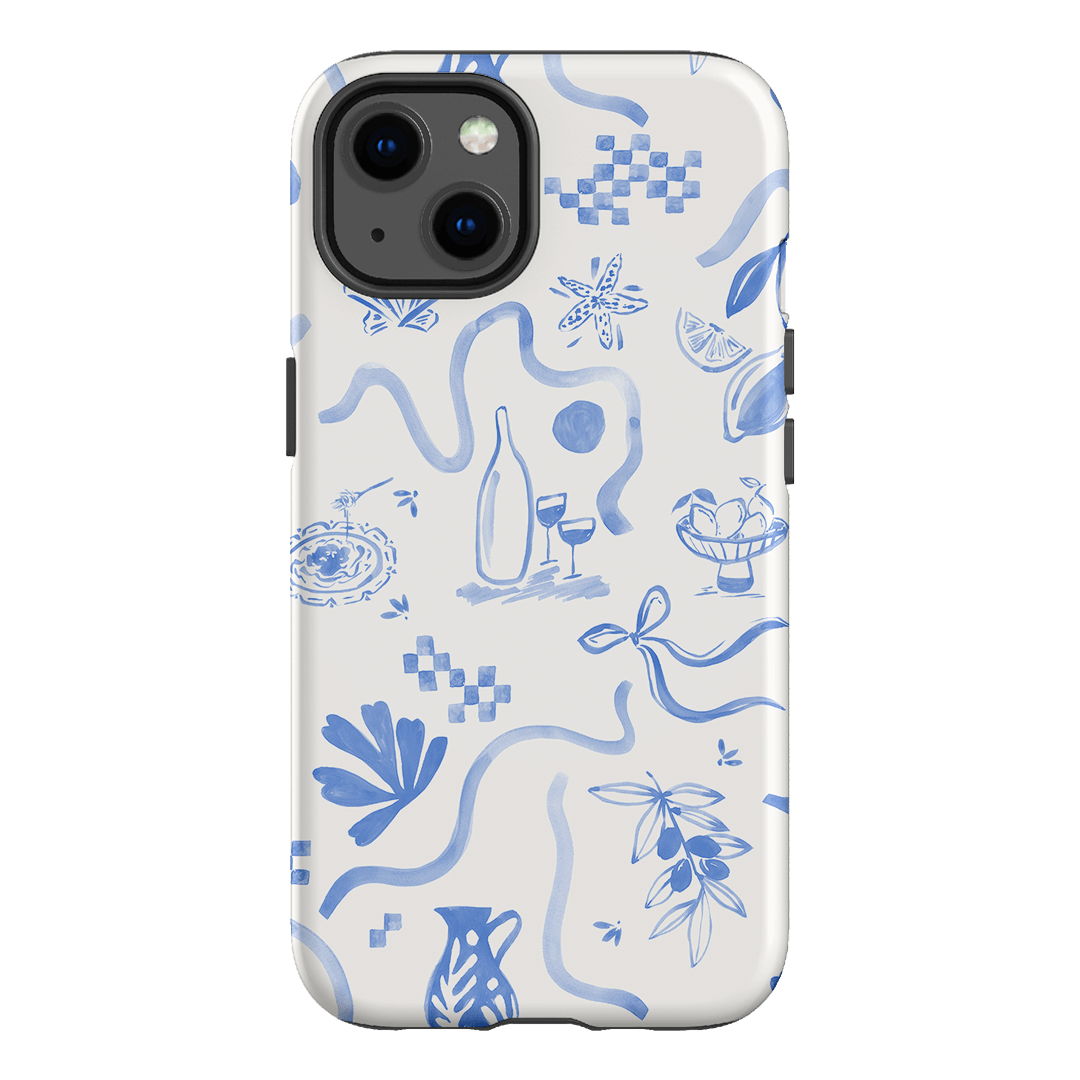 Mediterranean Wave Printed Phone Cases iPhone 13 / Armoured by Charlie Taylor - The Dairy