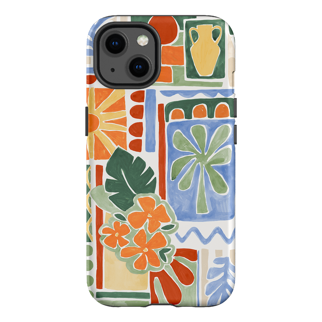 Tropicana Tile Printed Phone Cases iPhone 13 / Armoured by Charlie Taylor - The Dairy