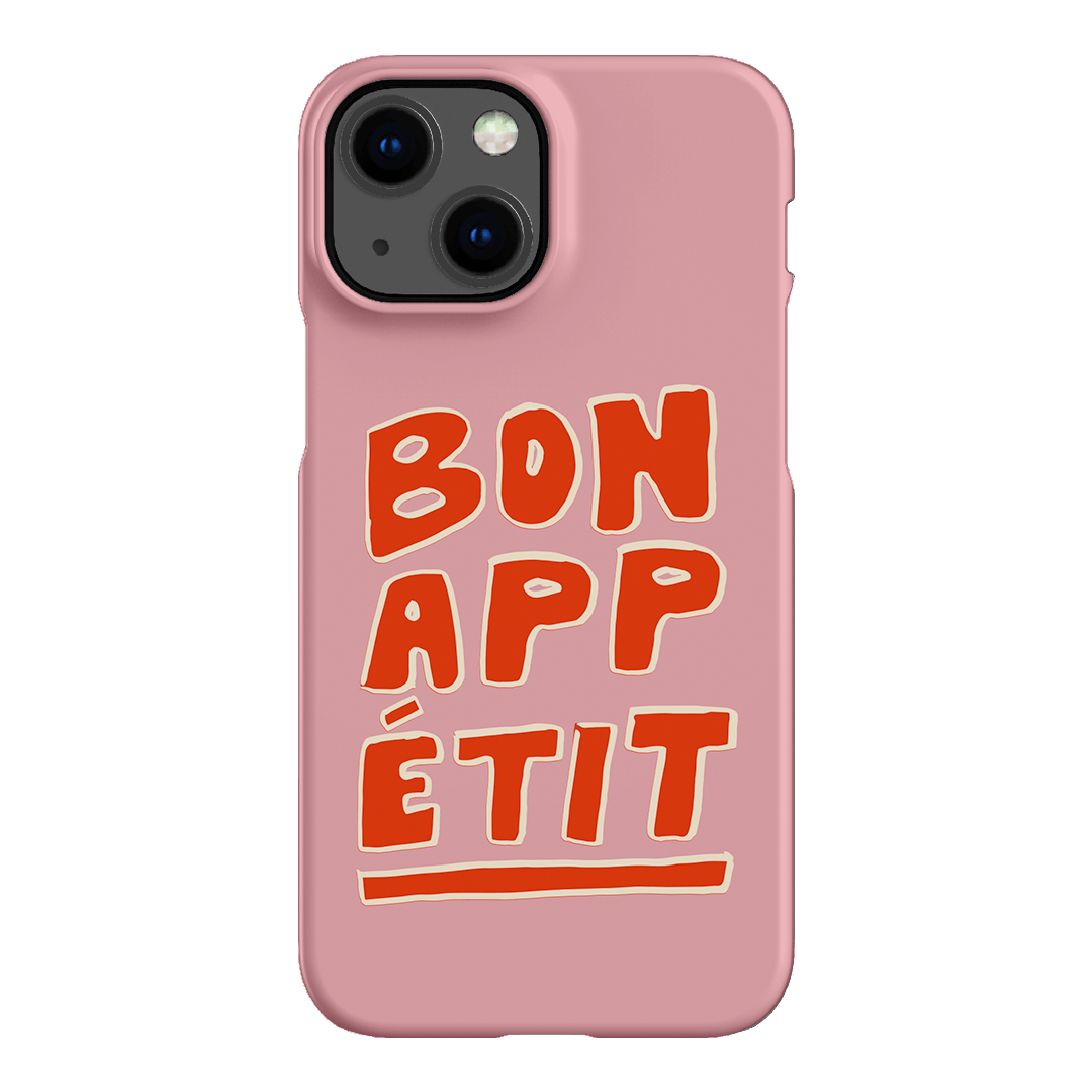 Bon Appetit Pink Printed Phone Cases iPhone 13 Mini / Snap by The Dairy - The Dairy