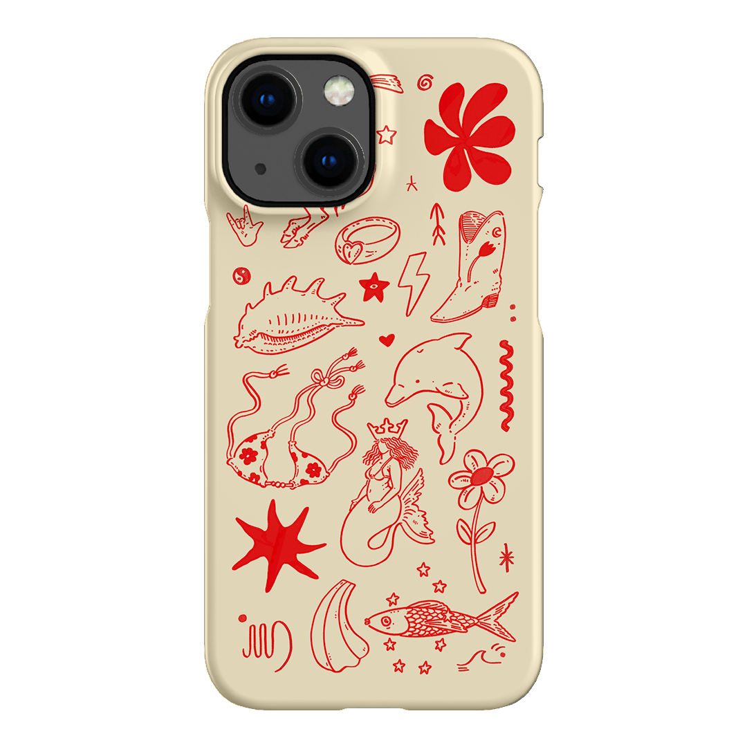 Spiced Cowboy Cream Printed Phone Cases iPhone 13 Mini / Snap by Easty Beasty - The Dairy