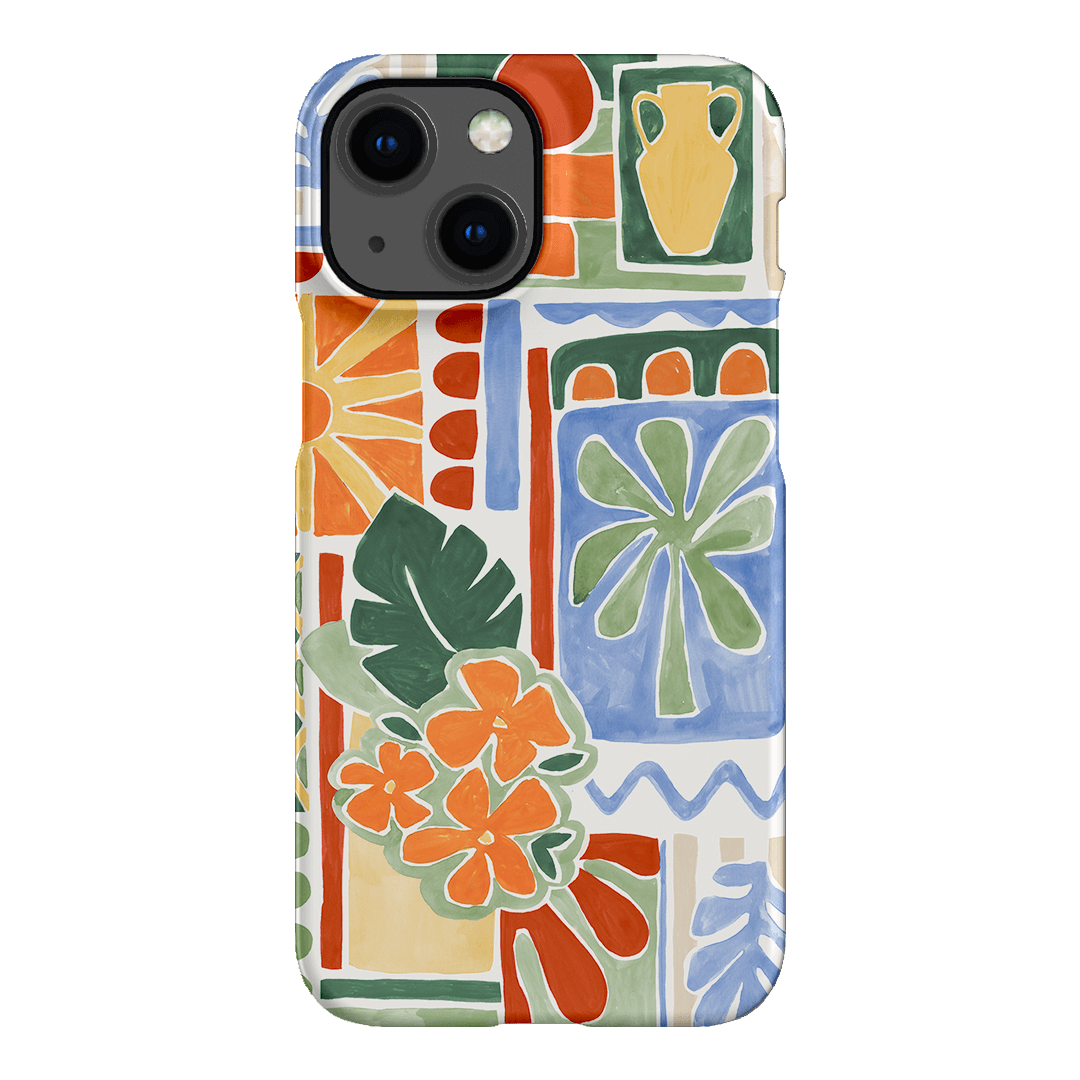 Tropicana Tile Printed Phone Cases iPhone 13 Mini / Snap by Charlie Taylor - The Dairy