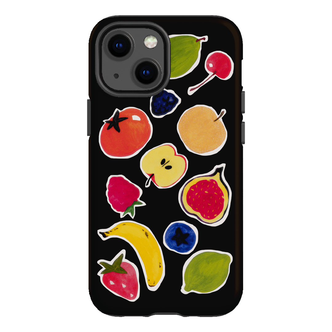 Fruit Stickers Printed Phone Cases iPhone 13 Mini / Armoured by Studio Bon - The Dairy