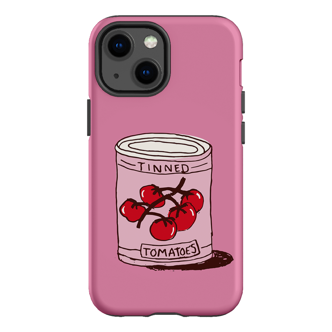 Saucy Pink Printed Phone Cases iPhone 13 Mini / Armoured by The Dairy - The Dairy