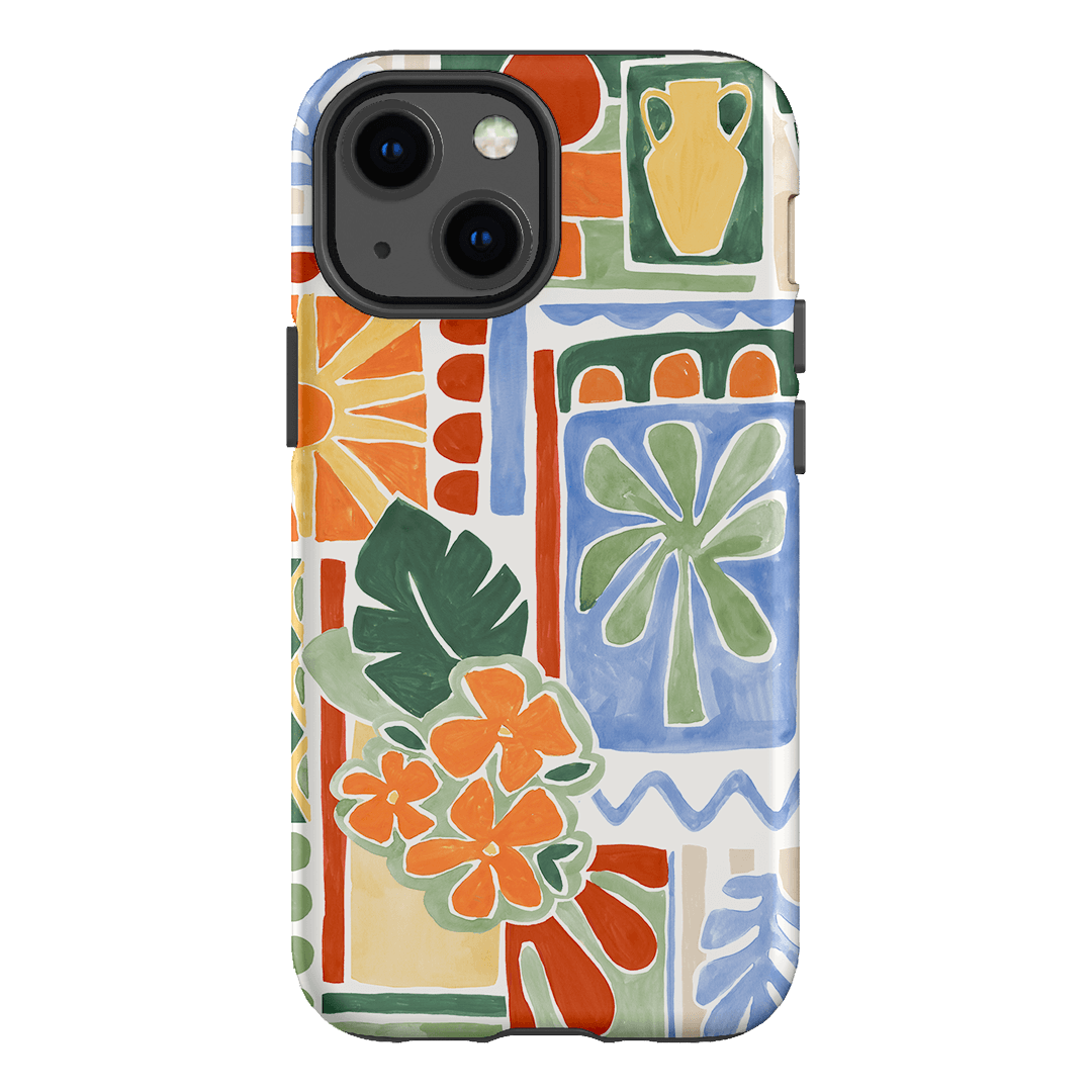 Tropicana Tile Printed Phone Cases iPhone 13 Mini / Armoured by Charlie Taylor - The Dairy