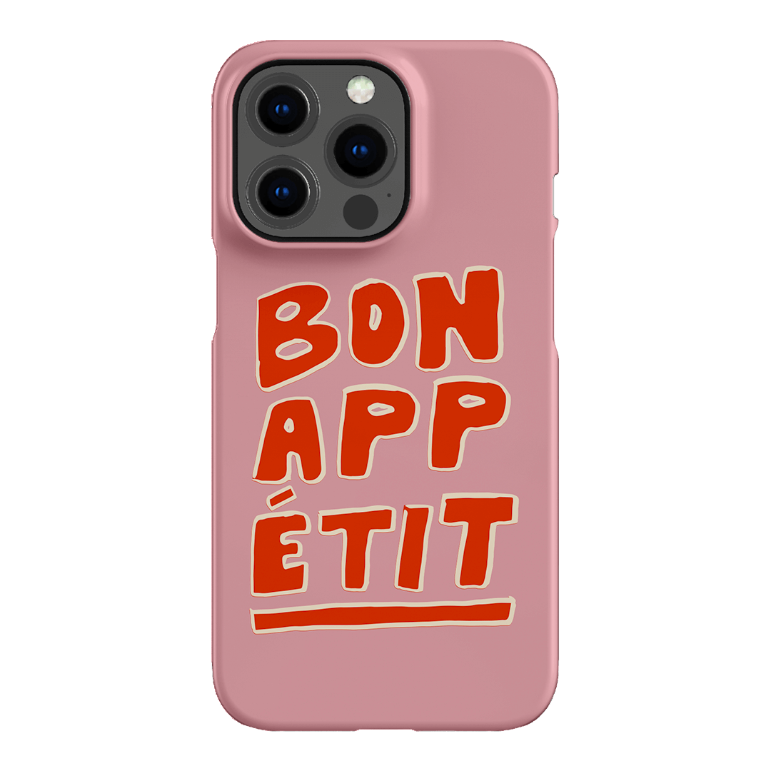 Bon Appetit Pink Printed Phone Cases iPhone 13 Pro / Snap by The Dairy - The Dairy