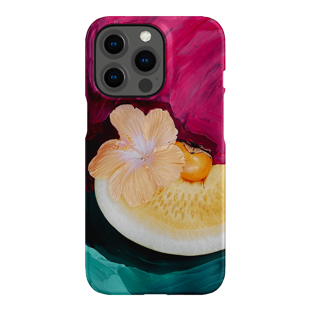 Hibiscus Melon Printed Phone Cases iPhone 13 Pro / Snap by Nicole Nelius - The Dairy