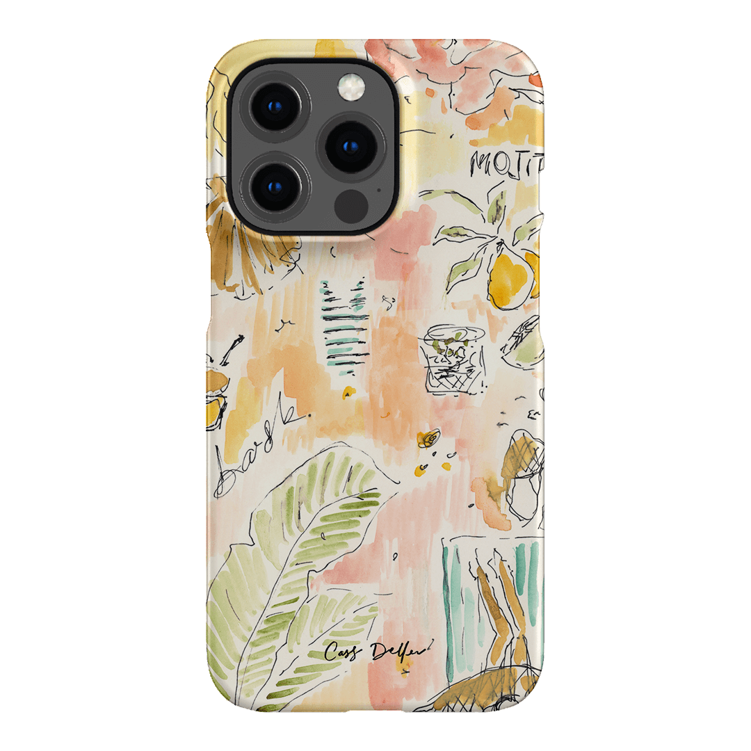 Mojito Printed Phone Cases iPhone 13 Pro / Snap by Cass Deller - The Dairy