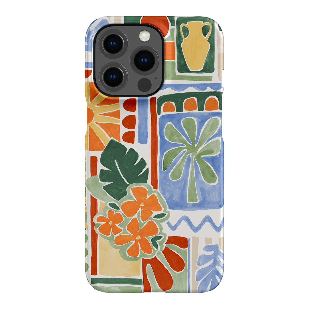 Tropicana Tile Printed Phone Cases iPhone 13 Pro / Snap by Charlie Taylor - The Dairy