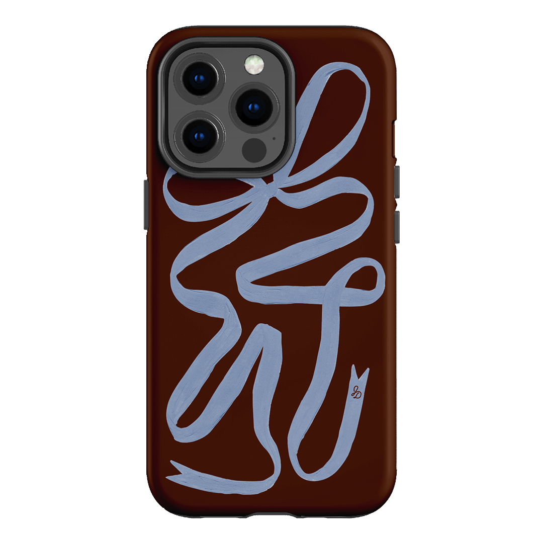 Mocha Ribbon Printed Phone Cases iPhone 13 Pro / Armoured by Jasmine Dowling - The Dairy