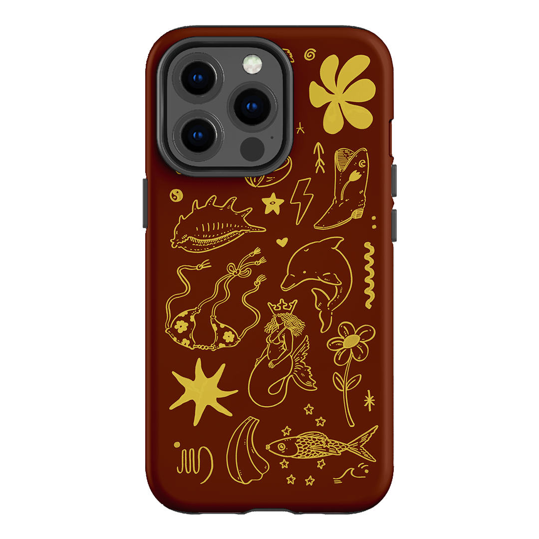 Spiced Cowboy Chocolate Printed Phone Cases iPhone 13 Pro / Armoured by Easty Beasty - The Dairy