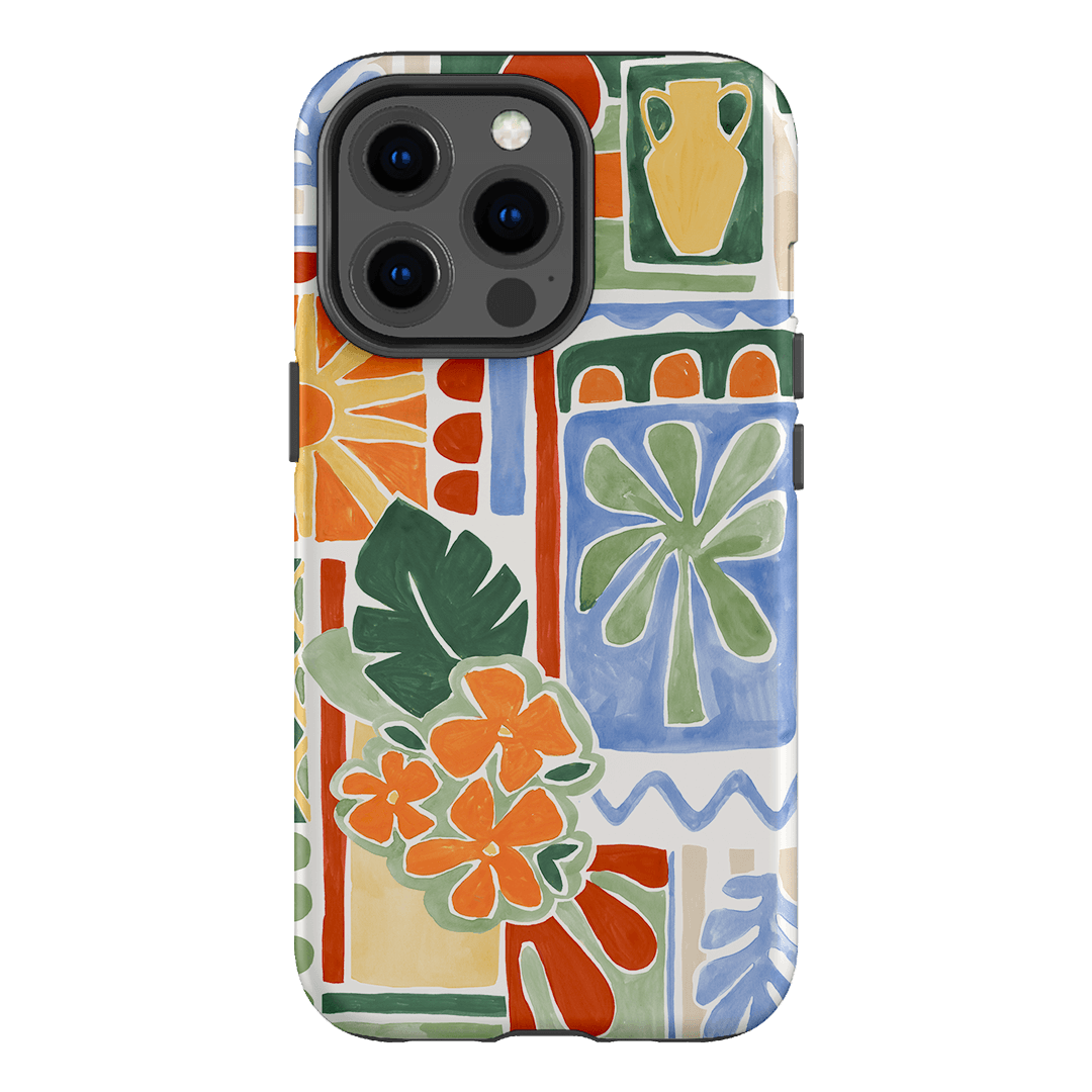 Tropicana Tile Printed Phone Cases iPhone 13 Pro / Armoured by Charlie Taylor - The Dairy