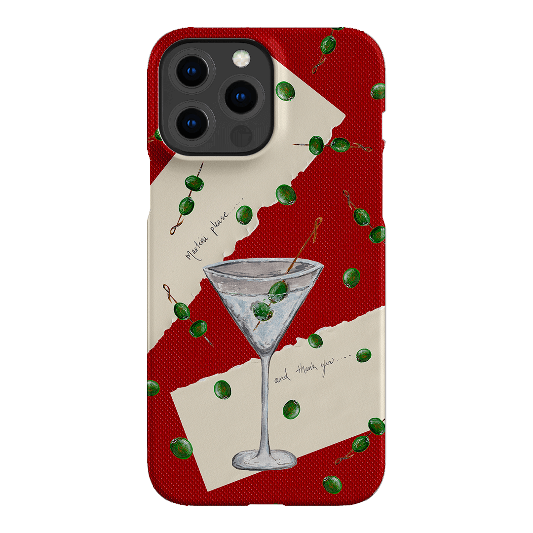 Martini Please Printed Phone Cases iPhone 13 Pro Max / Snap by BG. Studio - The Dairy