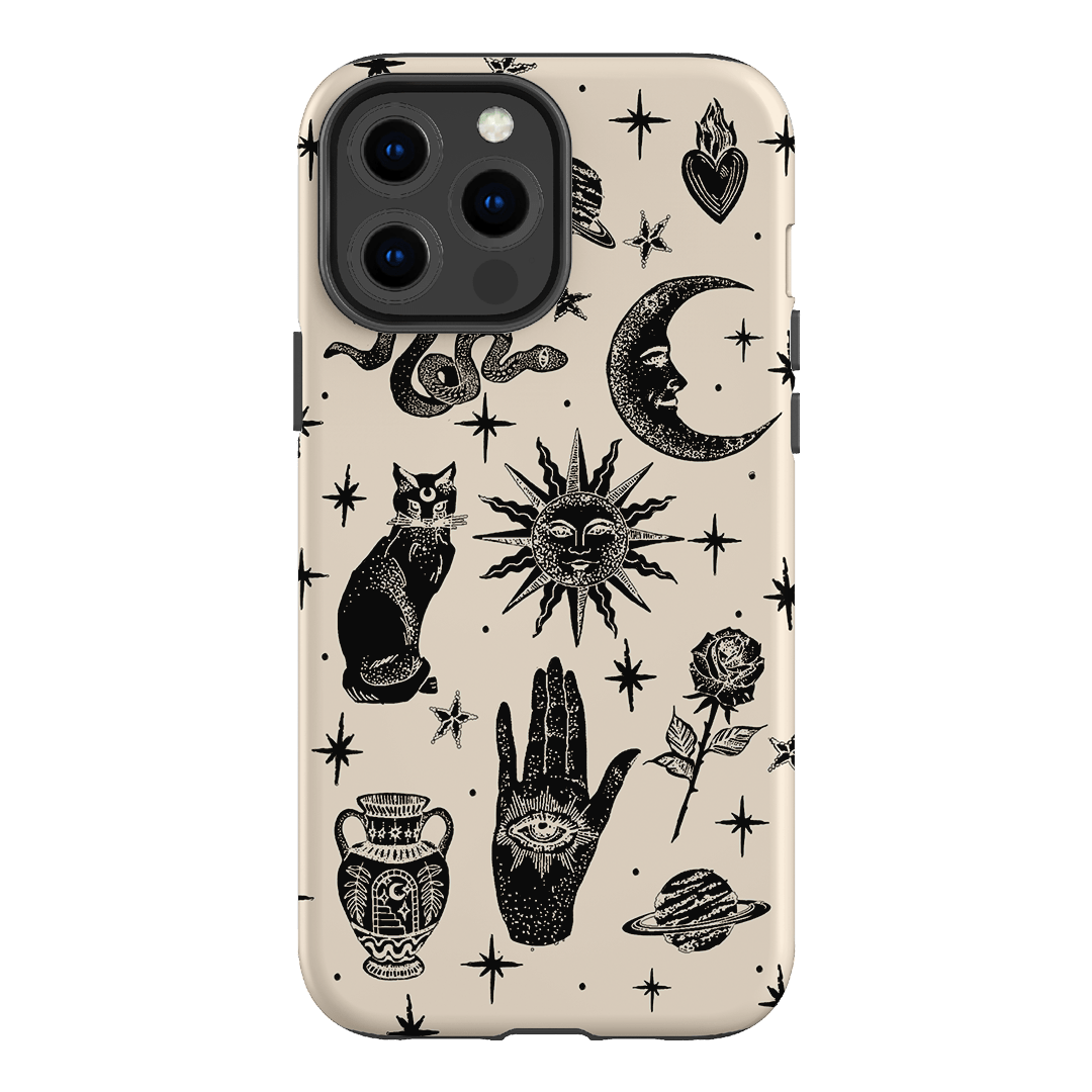 Astro Flash Beige Printed Phone Cases iPhone 13 Pro Max / Armoured by Veronica Tucker - The Dairy