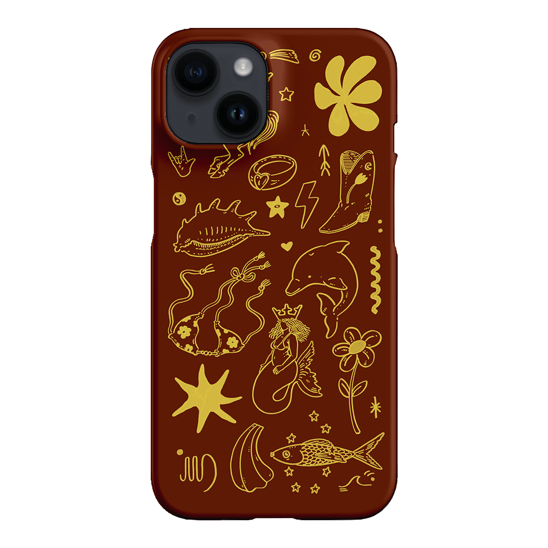 Spiced Cowboy Chocolate Printed Phone Cases iPhone 14 / Snap by Easty Beasty - The Dairy